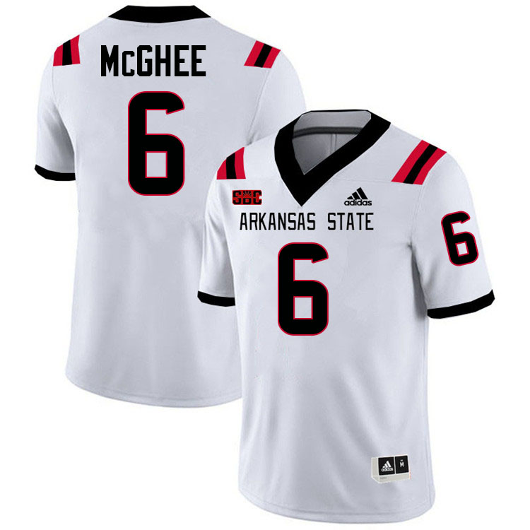 AG McGhee Arkansas State Jersey,Arkansas State Red Wolves Football Uniforms,Jersey-White AG McGhee Arkansas State Jersey,Arkansas State Red Wolves Football Uniforms,Jersey-White